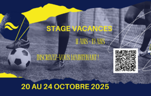 Stage vacances U13