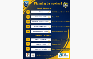 Rencontres du week-end